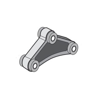 DEXTER 01312202 Leaf Spring Equalizer; 2.88 In Height; Triple Axle; 8000 Pound Load Capacity Axles; Fits 35 In Axle Spacing