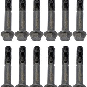 DORMAN 03417B Install kit for mounting exhaust manifold to engine includes 12 -10X1.50mm bolts Compatible with Select Dodge / Ram Models
