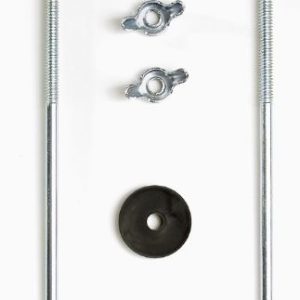 EAST PENN 00242 Battery Hold Down; Deka; J Type; 10 In L x 1/4 In Thick; Natural