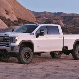 FABTECH K1202DL Lift Kit Suspension; Dirt Logic 2.25; 4 Inch Front Lift; 4 Inch Rear Lift; With Front And Rear Dirt Logic Shock Absorbers In Kit; Black Components