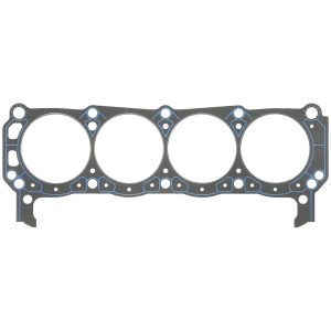 FEL-PRO 1011-2 Cylinder Head Gasket; For Small Block 351W; 4.100 Inch Bore; Steel Core Laminate; 0.039 Inch Compressed Thickness; Single