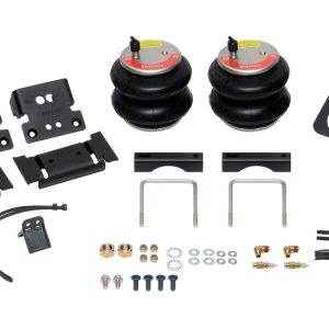 FIRESTONE 2710 Helper Spring Kit; Red Label; Air Spring; Frame Mount; Up To 7,500 Pound Load Capacity Per Set (Not To Exceed The Gross Vehicle Weight Of The Vehicle); Commercial Grade Rubber