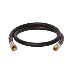 FLAME KING 100383-48 48FT LP HOSE 3/8FT X 1/2FT FEMALE, LP And Natural Gas Hose; 3/8 In MNPT x 1/2 In Female Flare Swivel; 48 In Length; UL569 Approved; Thermo Plastic; 350 PSI Pressure Rating