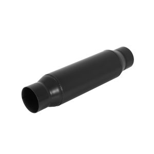 FLOWMASTER 15430 Exhaust Muffler; Outlaw; 4 Inch Diameter Aluminized Steel Case; Single 3 Inch Center Inlet; Single 3 Inch Center Outlet; 11 Inch Body/16 Inch Overall Length