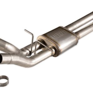 FLOWMASTER 718203 Exhaust System Kit; FlowFX Cat-Back System; 409 Stainless Steel; With Muffler; 3 Inch Pipe Diameter; Dual Exhaust With Dual Exit; Dual Side Out; Without Tips; With Hardware/ Clamps/ Hangers