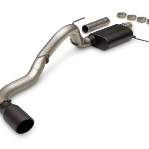 FLOWMASTER 818166 Exhaust System Kit; American Thunder Cat-Back System; 409S Stainless Steel; With Muffler; 3 Inch Pipe Diameter; Single Exhaust With Single Exit; Single Out Rear Side Exit