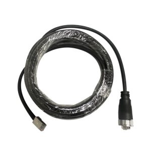 FURUNO 001-646-980-00 CBL ASSY FRU-RZWPNWP-005G, Fits TZtouchXL Multi Function Display; Non-Waterproof RJ45 To Waterproof RJ45 Connectors; 5 Meter Length; Black