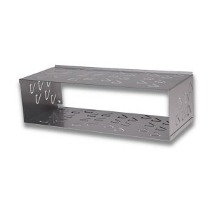 FUSION 0101246600 DIN CAGE FOR RA70 SERIES MOUNTING; Use To Install Fusion RA70 Series Marine Stereo Into Existing DIN-Sized Cutout; 7.17 In Width x 2.76 In Depth x 2.23 In Height; Gray; With Mounting Screws