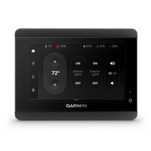 GARMIN 010-02139-10 TD 50 TOUSCREEN DISPLAY, 5 In LCD Display; Use To Control/ Switching/ Data Monitoring Of Boat Systems/ Sensors/ Media; Touchscreen Interface; 4-1/2 In Length x 2 In Width x 4.1 In Height; IPX7 Water Rated