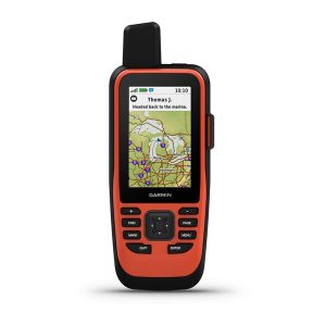 GARMIN 010-02236-00 GPSMAP 86i, Floating Handheld GPS with Button Operation, Inreach Satellite Communication capabilities, Stream Boat Data From Compatible Chartplotters