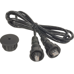 GARMIN 010-10551-00 MARINE NETWORK CABLE 20; Use With Garmin GPS Navigation System/ Chart Plotter/ Radar Unit/ Multi-Function Display; 20 Foot Length; Black; With Screw Collar/ Hole Plug; RJ45 Plugs At Each End