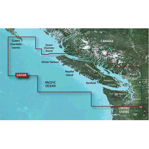 GARMIN 010-C1105-00 BLUECHART G2 VISION HD - VCA018R - INSIDE - OUTSIDE PASSAGE - MICROSD/SD