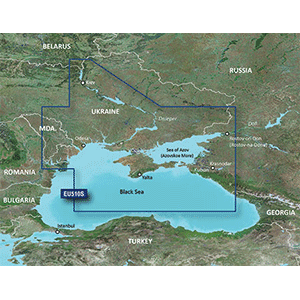 GARMIN 010-C1128-00 BLUECHART G3 VISION VEI510S - DNIEPER RIVER & AZOV SEA - MICROSD/SD