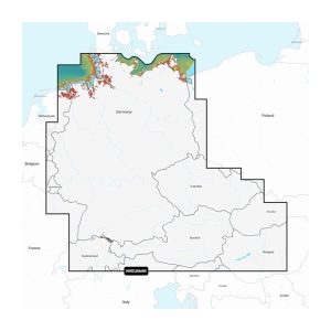 GARMIN 010-C1255-00 Germany Lakes & Rivers Garmin Navi, Compatible With Garmin Gps Navigation Systems/ Chart Plotters; Detailed Coverage Of German North Sea And Baltic Coast; Region Code: Nveu060r; On Sd/micro-sd Card