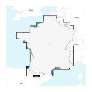 GARMIN 010-C1256-00 France Lakes & Rivers Garmin Navio, Compatible With Garmin Gps Navigation Systems/ Chart Plotters; Detailed Coverage Of Interior France Including Adour Garonne Charente Loire Seine And Rhone River; Region Code: Nveu080r