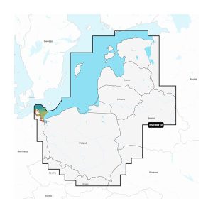 GARMIN 010-C1260-00 Baltic Sea East Coast Garmin Navio, Compatible With Garmin Gps Navigation Systems/ Chart Plotters; Detailed Coverage Of Baltic Sea Coasts Of Poland Russia Lithuania Latvia And Estonia; Region Code: Nveu081r