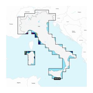 GARMIN 010-C1268-00 Italy Lakes & Rivers Garmin Navion, Compatible With Garmin Gps Navigation Systems/ Chart Plotters; Detailed Coverage Of Lakes And Rivers Of Italy; Region Code: Nveu073r; On Sd/micro-sd Card