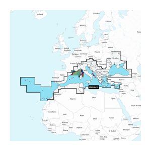 GARMIN 010-C1272-00 Mediterranean & Black Sea Garmin Na, Compatible With Garmin Gps Navigation Systems/ Chart Plotters; Detailed Coverage Of Mediterranean And Black Seas; Region Code: Nveu643l; On Sd/micro-sd Card
