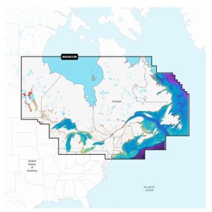 GARMIN 010-C1484-00 Garmin Navionics Vision+ Canada Ea, Compatible With Garmin Gps Navigation Systems/ Chart Plotters; Detailed Coverage Of Canada East And Great Lakes Rivers And Coastal; Region Code: Nvus012r; On Sd/micro-sd Card