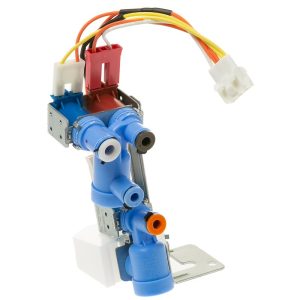 GE WR57X30890 Refrigerator Water Inlet Valve; Isolation Valve/ Jumper Assembly; Dual Port
