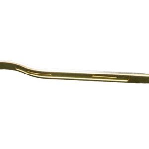 HELIX RACING 041-4325 PROFESSIONAL TIRE IRON 350MM, Tire Iron; Tapered And Curved Ends; 13-1/2 In Length; Drop Forged Zinc Plated; With Rim Stop At One End; Single