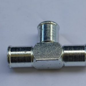 HELIX RACING 058-2235 PLATED STEEL 3/4(19MM), T Shape; 3/4 In Radiator Hose; Plated Steel