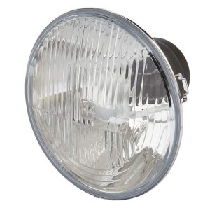 HELLA 002395991 LAMP OFF ROAD H4 7; Replaces Sealed Beam Head Light; 7 In Round; Standard Lens; H4 Bulb; Without Turn Signal; Features Improved Optics Without Increased Glare; Single