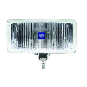 HELLA 005700441 550 FOG CLR H3 12V SAE/ECE, Halogen Bulb; H3 Halogen Clear Bulb; 3.78 X 7.67 In Rectangular; 55 Watt; Fog Beam; Clear Lens; Chrome ABS Housing; Universal Stud Mount; Single Light With Bulb/ Stone Shield/ Mounting Hardware
