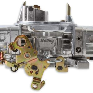 HOLLEY 0-4781S DBL PMP CRB850CFM; 4 Barrel; 850 Cubic Feet Per Minute (CFM); Square Bore Flange; Manual Choke; Mechanical Secondaries; Gasoline; Shiny Zinc