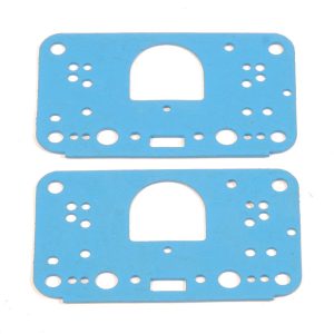 HOLLEY 108-121 MET.BLOCK GSK R; For Use With Holley Model 4500 Carburetor with Intermediate System; Primary and Secondary; Blue; Non-Stick; Set of 2