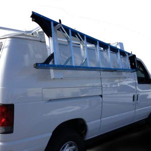 HOLMAN 40963 Ladder Rack Drop Down Mechanism; Powder Coated; White; Steel