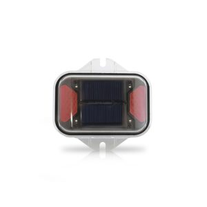 JW SPEAKER 0647041 MODEL 210 - RED SOLAR FLASHER; 5.79 In Length x 0.83 In Width x 5.35 In Height; Mini Bar; Surface Mount; Red Flasher LED; Clear Lens; Black Housing