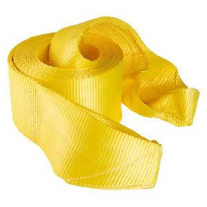 KEEPER 02963 Recovery Strap; 30 Feet Length X 6 Inch Width; Rated To 30000 Pound Load Capacity/ 60000 Pound Break Strength; With Loop; Yellow
