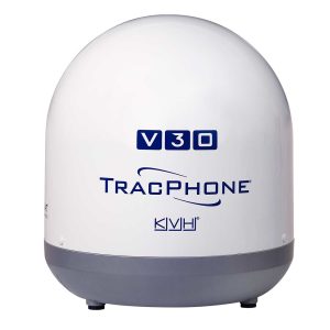 KVH 01-0432-01 ULTRA COMPACT TRACPHONE V30 W/ DC-BDU