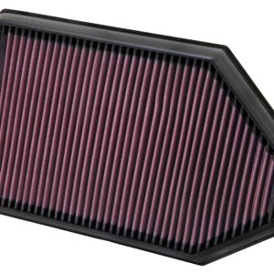 K&N FILTER 332460 Engine Air Filter: Increase Power & Acceleration, Washable, Premium, Replacement Car Air Filter: Compatible with 2011-2019 Chrysler/Dodge V6/V8 (Charger, Challenger, 300), 33-2460