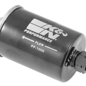 K&N FILTER PF1000 Gasoline Fuel Filter: High Performance Fuel Filter, Premium Engine Protection, Compatible with 1982-2013 GM Truck/Passenger Car Fuel Injected Gasoline Engines, PF-1000