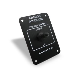 LEWMAR 0052519 Windlass Switch; Use To Control Up And Down Function Of Anchor Windlass; Toggle; 25 Amps; Single