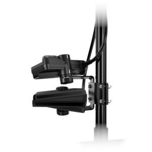 LOWRANCE 000-15960001 SCOUT + SCOUT WIDE BRACKET; Used To Mount Two Transducers At Scout Angle To Watch Fish Movements At Wider View; Compatible With ActiveTarget2 Transducer; Black; Non-Adjustable; With Mounting Hardware
