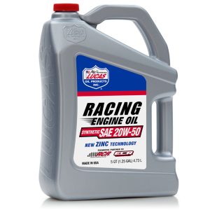 LUCAS OIL 10616 Synthetic SAE 20W 50 Racing Motor Oil 5 Quart