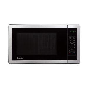 MAGIC CHEF MC110MST 1.1 CU FT 1000 WATT MICROWAVE SS, Countertop; 1.1 Cubic Foot Capacity; 1500 Watt Input Power/ 1000 Watt Energy Output/ 2 450 Megahertz Frequency Microwave; Electronic Controls With Digital Display