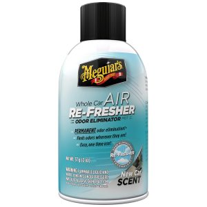 MEGUIARS G16402 Whole Car Air Refresher Odor Eliminator - New Car Scent