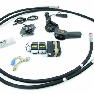 MILE MARKER 34-5020-55 Winch Hydraulic Installation Kit; For Mile Marker H Series Winches; With 12 Foot Lead Remote Control/ Remote Solenoid-Activated Control Valve/ Adapter for Vehicle Specific Power Steering Pump/ Hoses/ Fittings