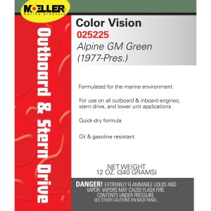 MOELLER 025225 Color Vision Paint Color: GM Alpine Green (1977-Pres.)