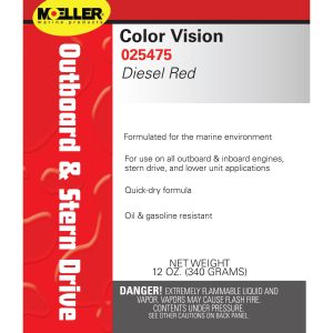 MOELLER 025475 Color Vision Paint Color: Diesel Red