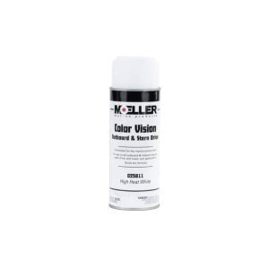 MOELLER 025811 HIGH HEAT WHITE; For Use On All Outboard And Inboard Engines/ Stern Drive And Lower Unit Applications; High Heat White; 12 Ounce; Oil And Gasoline Resistant; For Marine Applications