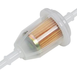 MOELLER 033316-10 DISPOSABLE IN LINE FF 5/16BRB; In-line Mount; 10 Micron; 5/16 In Barb; Disposable; Clear; For Marine Applications