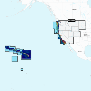 NAVIONICS 010C137140 US008R U.S. WEST, Compatible With Chart Plotters (See Compatibility Chart); Detailed Coverage Of US West - Inland And Coastal; Region Code: NPUS008R; On SD/Micro-SD Card; One-Year Subscription
