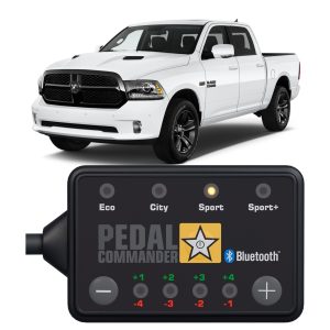 PEDAL COMMANDER PC31 Throttle Sensitivity Booster; 36 Sensitivity Modes - 4 Control Modes With 9 Adjustable Settings For Each Mode; With Alcohol Swab/ Mounting Bracket/ Mounting Velcro/ Zip Ties