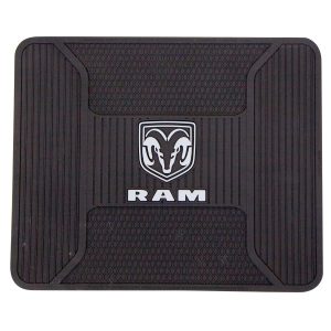PLASTICOLOR 001262R25 RAM Elite Utility Mat - Gray Logo