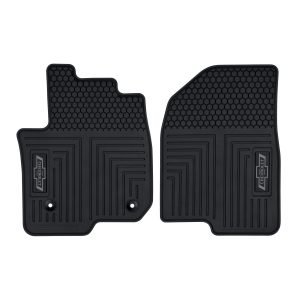 PLASTICOLOR 001796R01 Chevrolet Custom Factory Fit Front Vehicle Floor Mats Model Years 2019-2023 Black